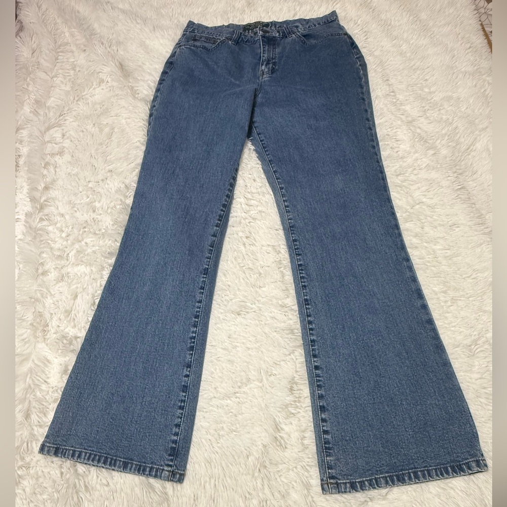 Lauren Ralph Lauren Jean Denim Classic BootCutbVintage High Rise Y2K Blue Size 8 - Picture 9 of 14